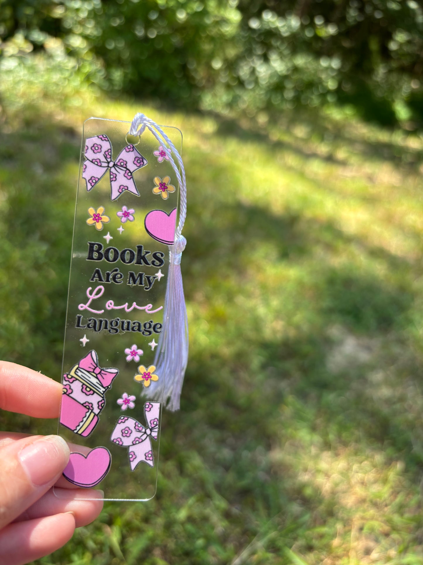 “Books Are My Love Language” Bookmark