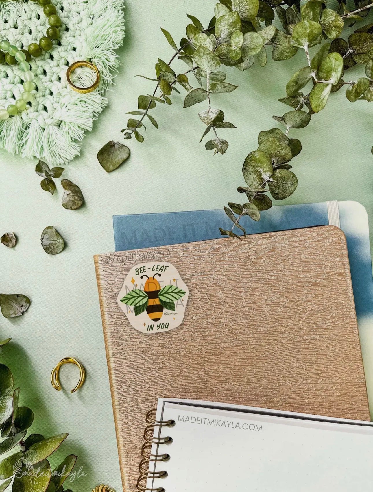 Bee-Leaf In You Sticker by Made It Mikayla