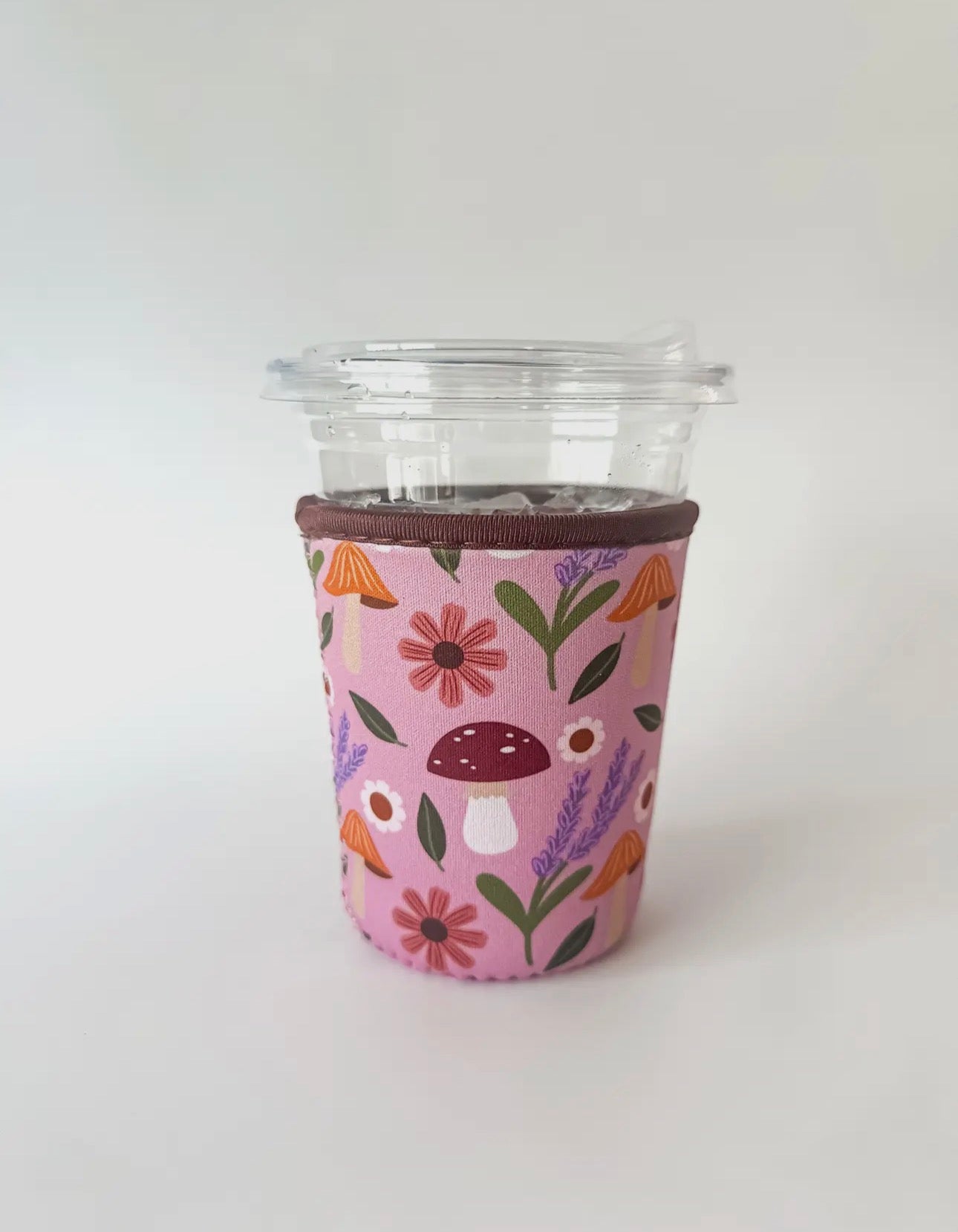 Flowers & Mushrooms - Reusable Cup Sleeve