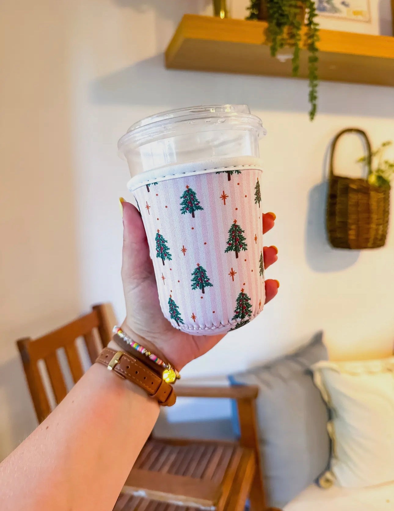 Vintage Christmas - Reusable Cup Sleeve