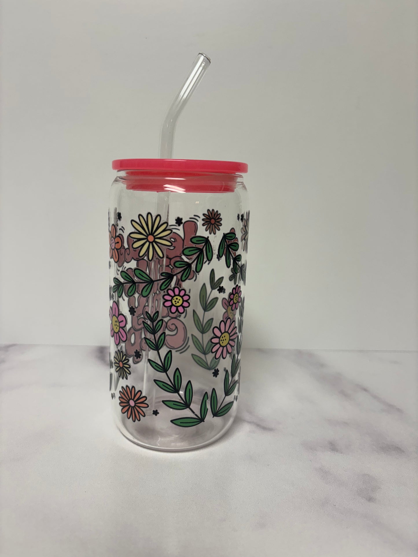 Jesus fills my cup glass cup