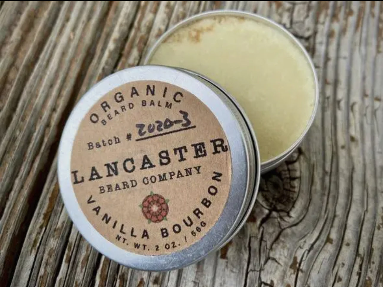 Vanilla Bourbon Organic Beard Balm