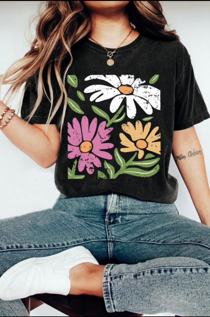 Retro Flower Tee