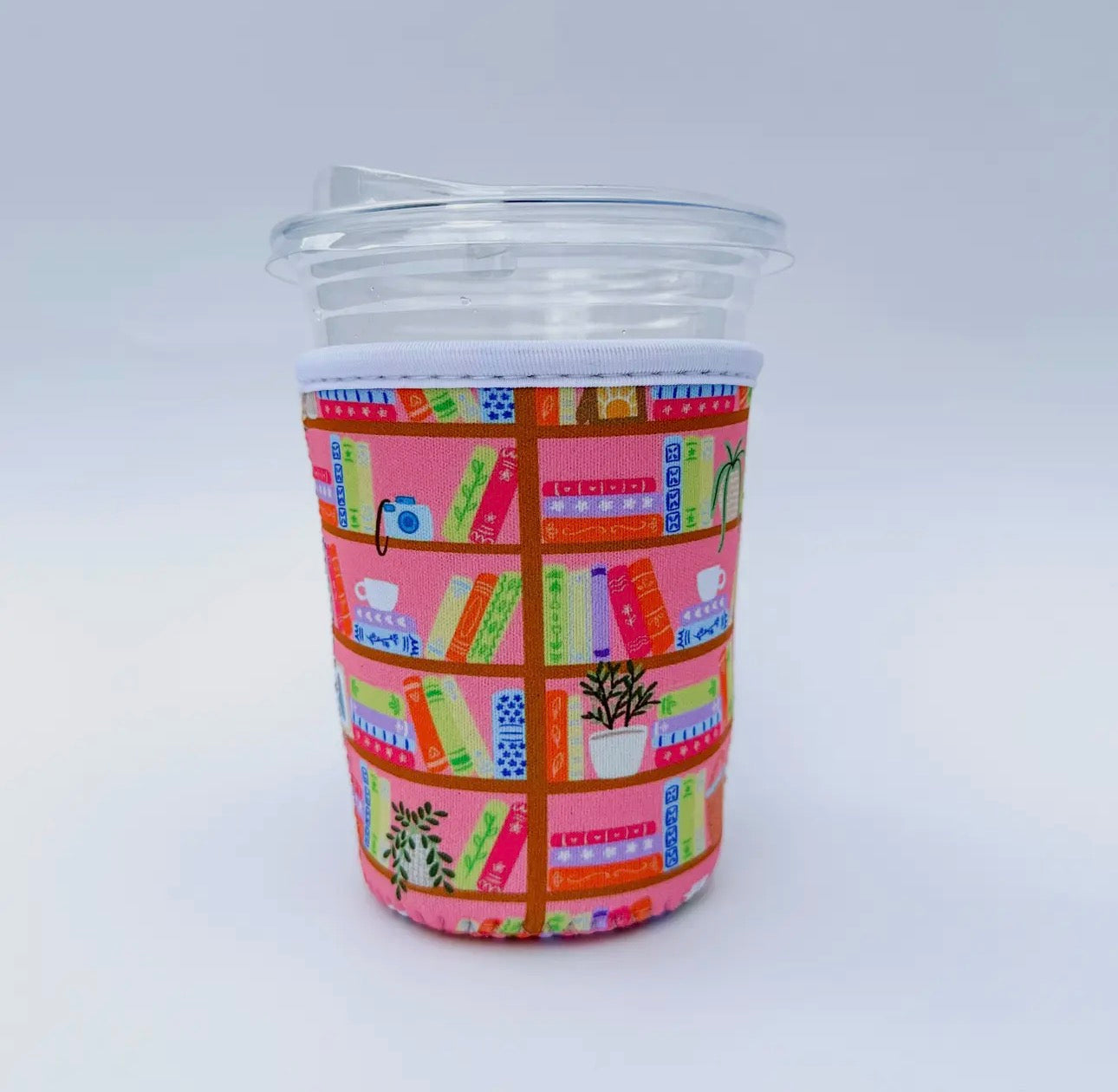 Library Bloom - Reusable Cup Sleeve