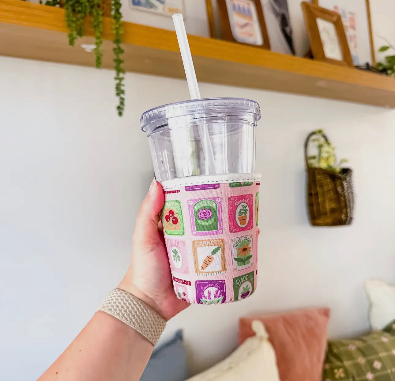 Pastel Garden Harvest - Reusable Cup Sleeve