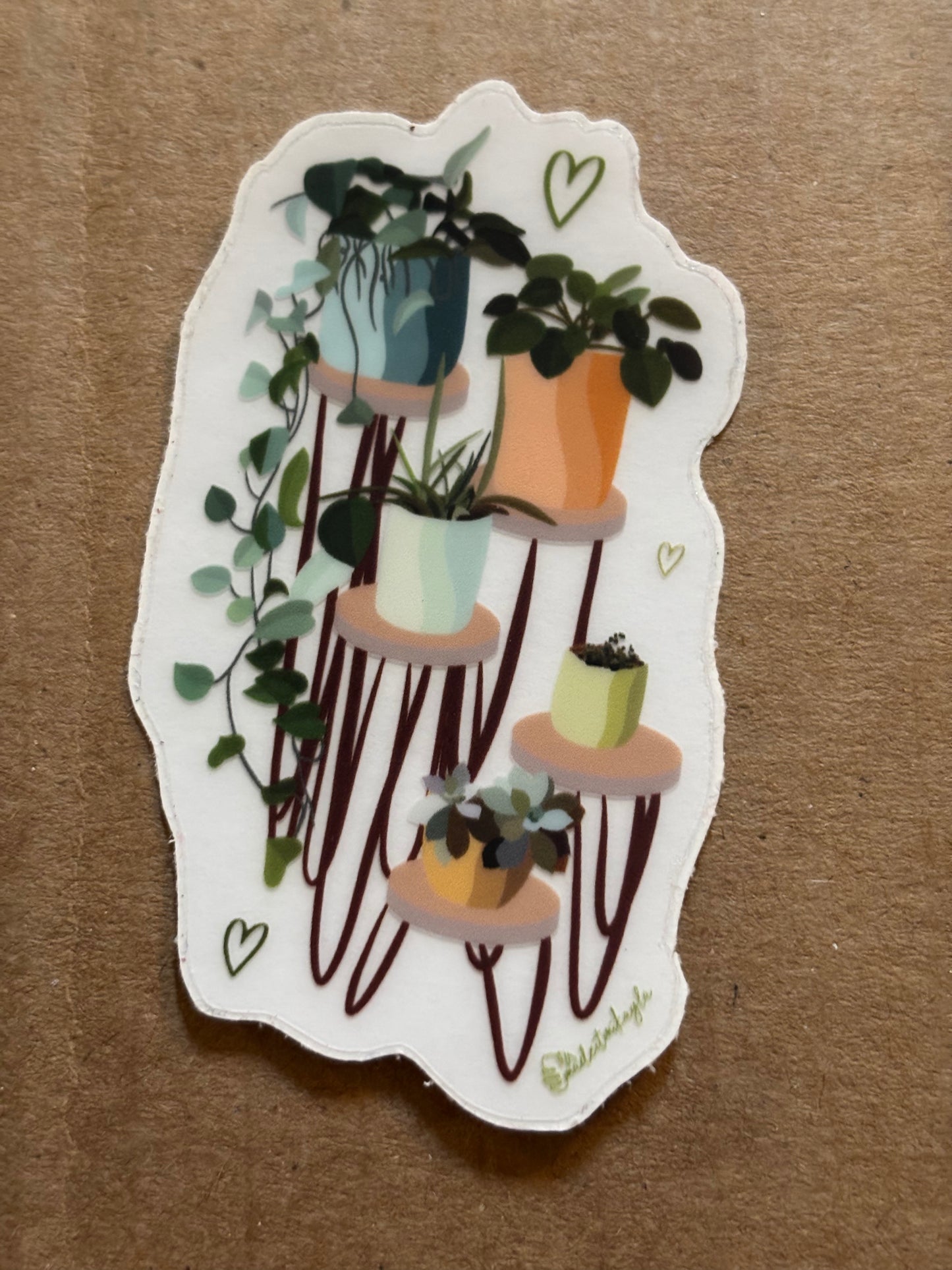 Plant Stools Sticker By Made It Mikayla
