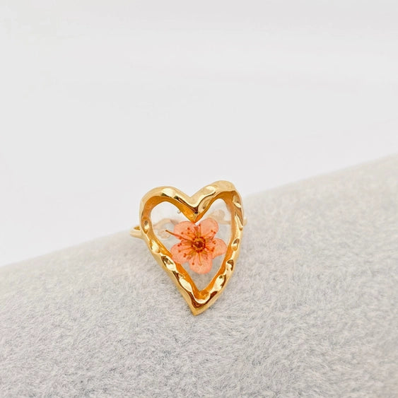 18K Gold Plated Stainless Steel Floral Rings (hand picked at random specially for you, from me❤️)