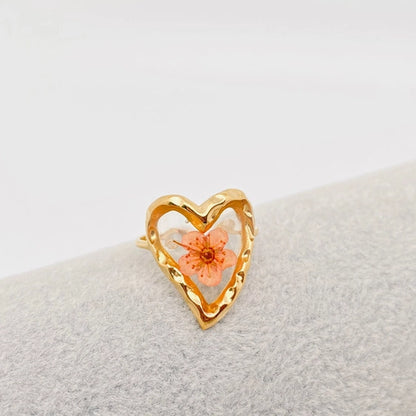 18K Gold Plated Stainless Steel Floral Rings (hand picked at random specially for you, from me❤️)