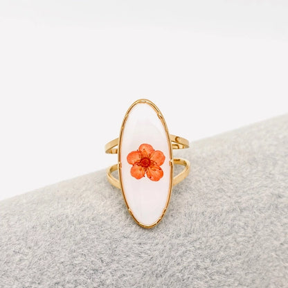 18K Gold Plated Stainless Steel Floral Rings (hand picked at random specially for you, from me❤️)