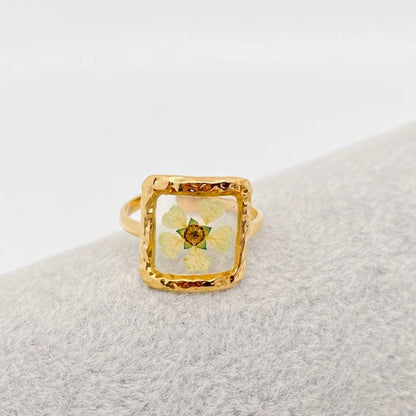 18K Gold Plated Stainless Steel Floral Rings (hand picked at random specially for you, from me❤️)