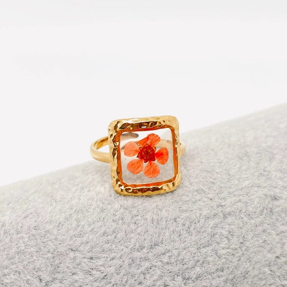 18K Gold Plated Stainless Steel Floral Rings (hand picked at random specially for you, from me❤️)